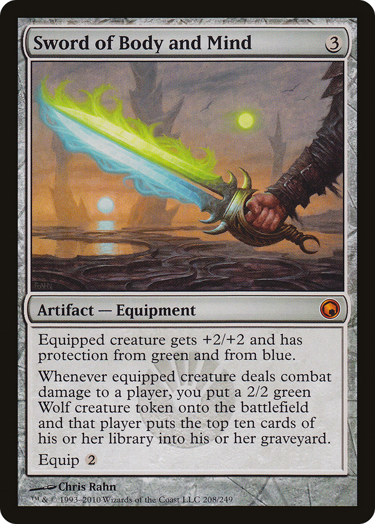 Sword of Body and Mind (SOM-208) [Scars of Mirrodin] Foil