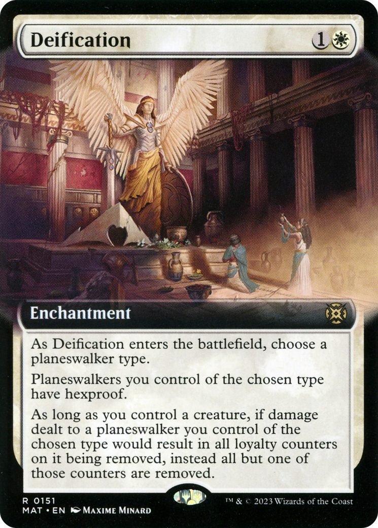 Deification (Extended Art) (MAT-151) [March of the Machine: The Aftermath]
