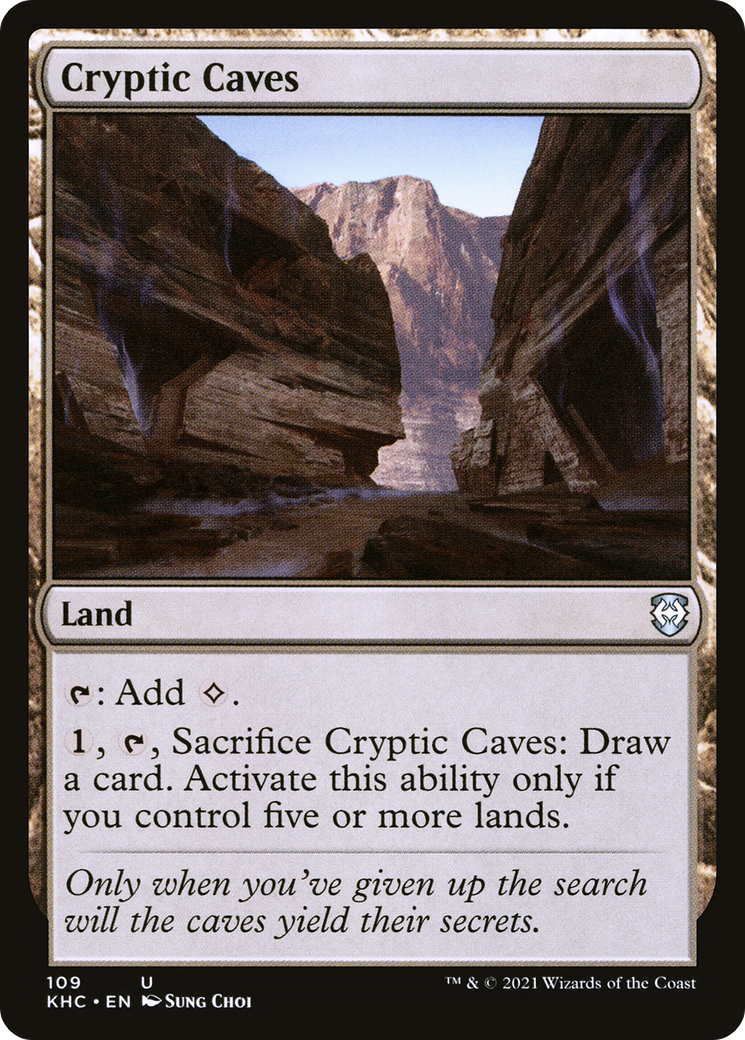 Cryptic Caves (KHC-109) [Kaldheim Commander]