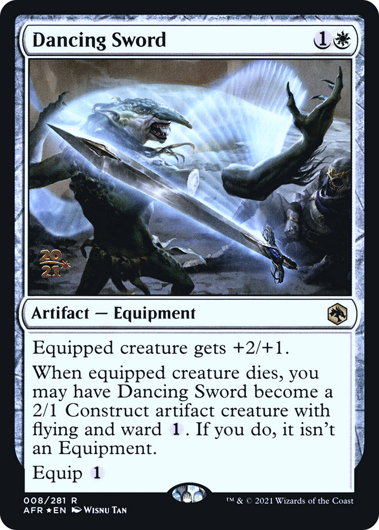 Dancing Sword (PRE-008) [Adventures in the Forgotten Realms Promos] Foil