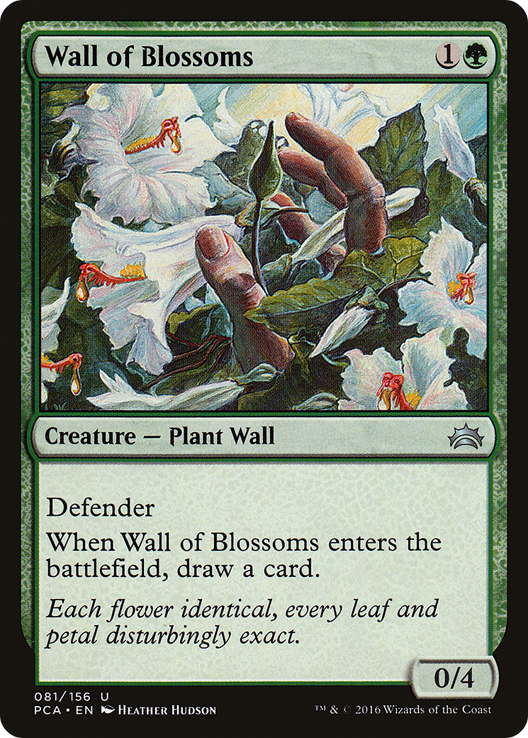 Wall of Blossoms (PCA-081) [Planechase Anthology]