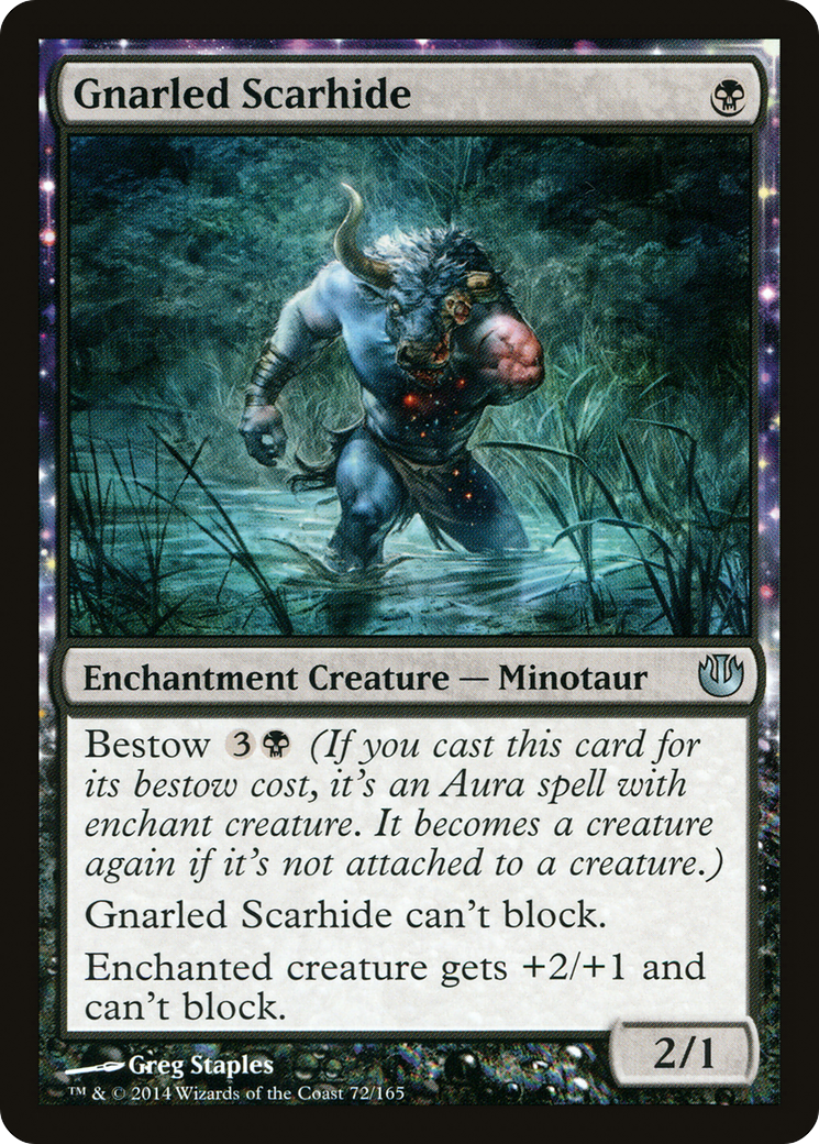 Gnarled Scarhide (JOU-072) [Journey into Nyx] Foil