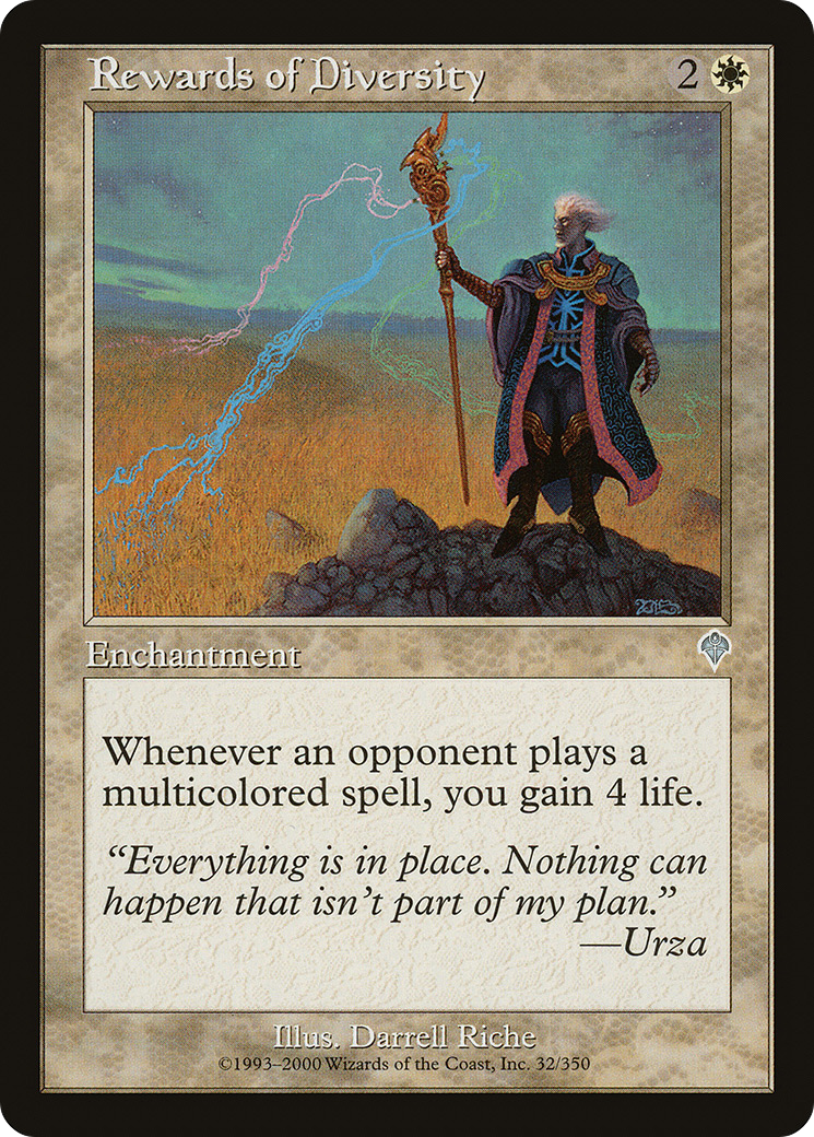 Rewards of Diversity (INV-032) [Invasion]