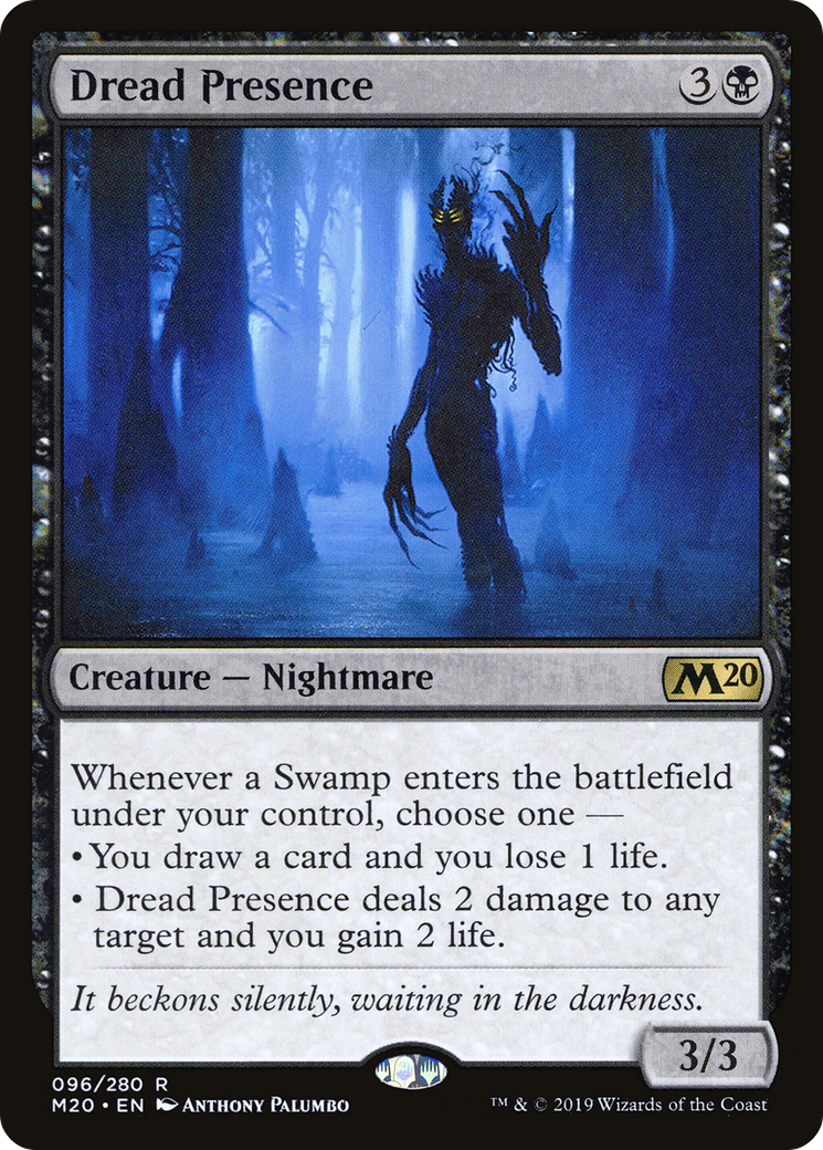 Dread Presence (M20-096) [Core Set 2020] Foil