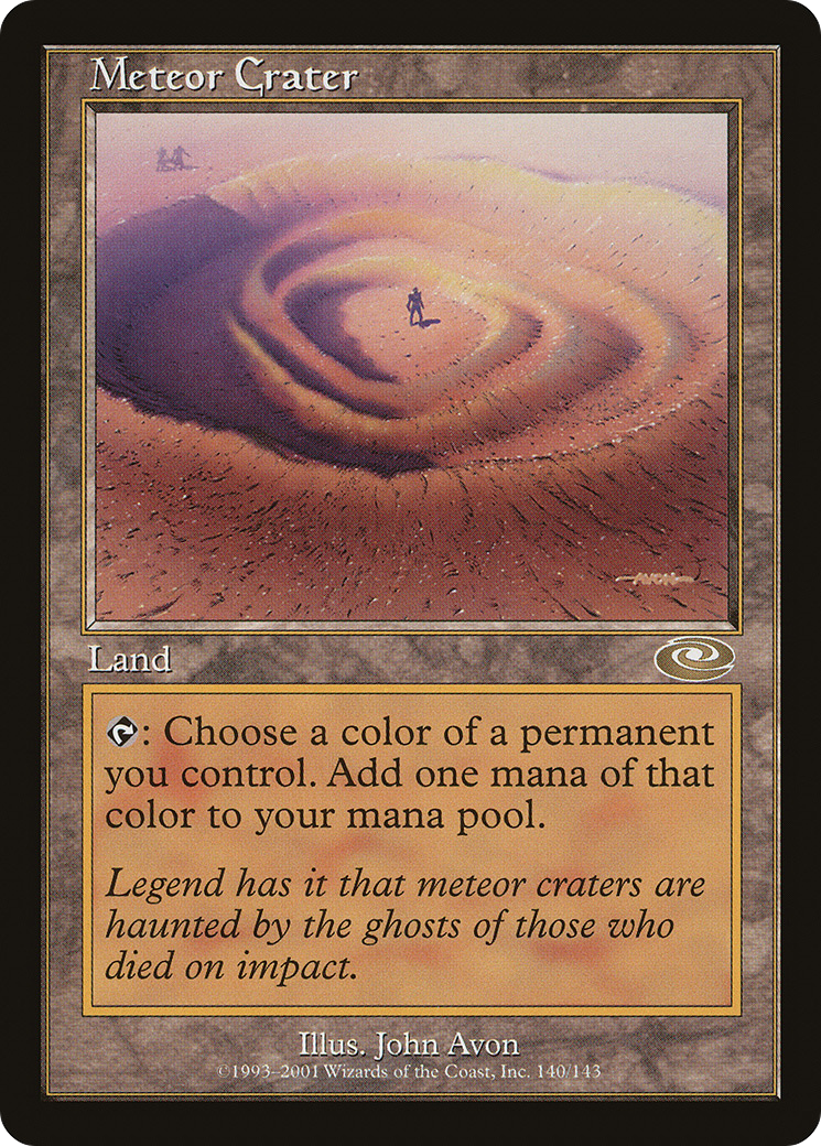 Meteor Crater (PLS-140) [Planeshift]
