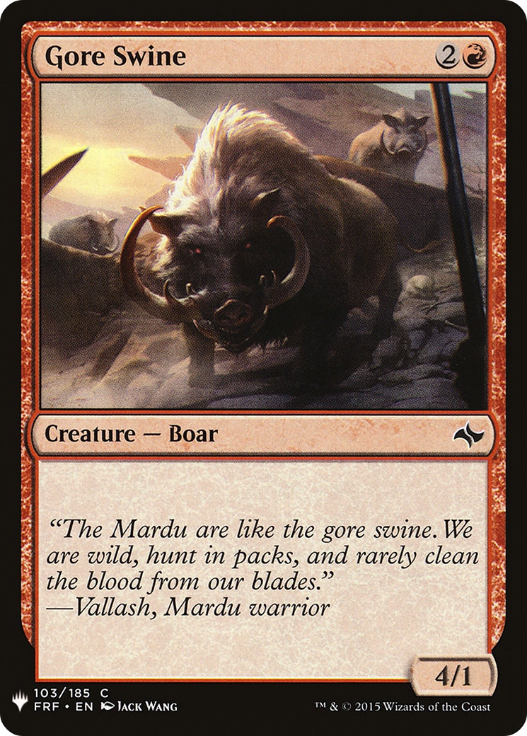 Gore Swine (LIST-103) [The List]