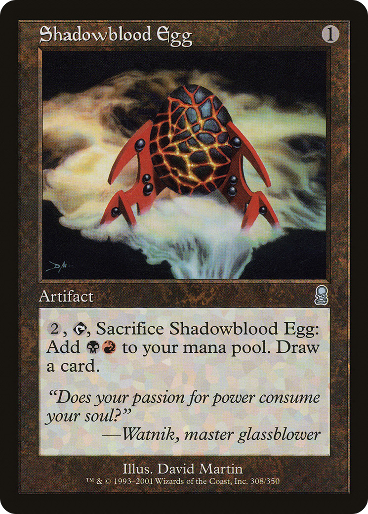 Shadowblood Egg (ODY-308) [Odyssey]