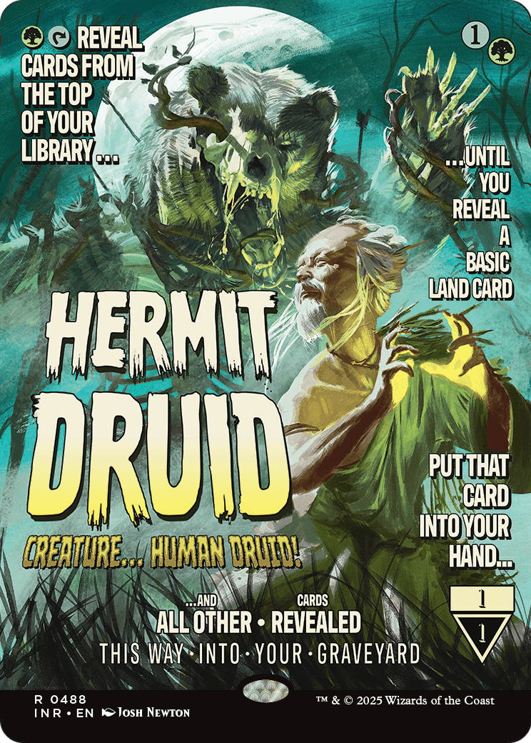 Hermit Druid (Showcase) (INR-488) (Borderless) [Innistrad Remastered]