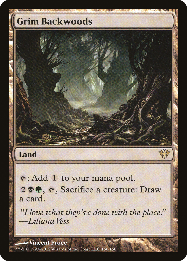 Grim Backwoods (DKA-156) [Dark Ascension] Foil