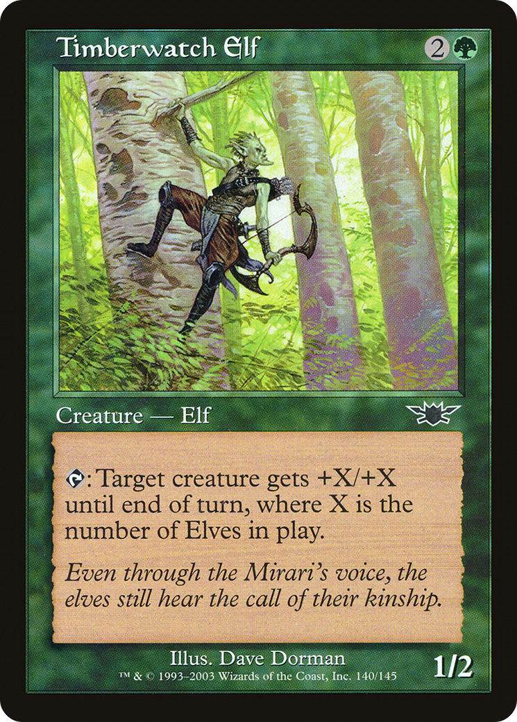 Timberwatch Elf (LGN-140) [Legions] Foil