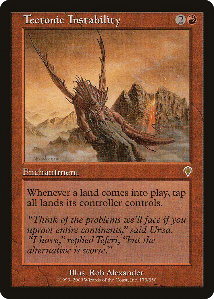 Tectonic Instability (INV-173) [Invasion] Foil