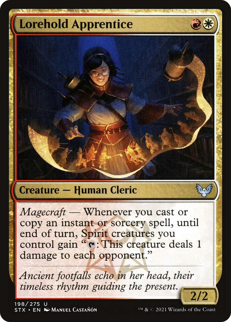 Lorehold Apprentice (STX-198) [Strixhaven: School of Mages]