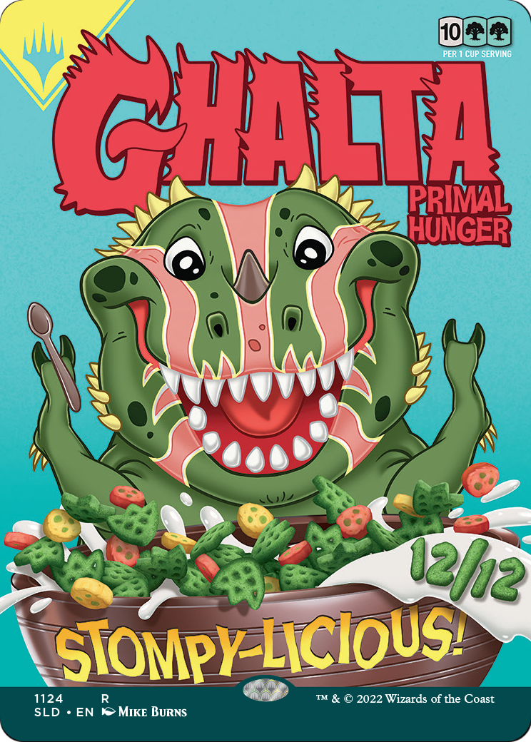 Ghalta, Primal Hunger (SLD-1124) (Borderless) [Secret Lair Drop]