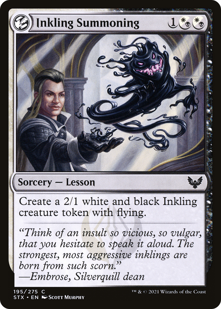 Inkling Summoning (STX-195) [Strixhaven: School of Mages]