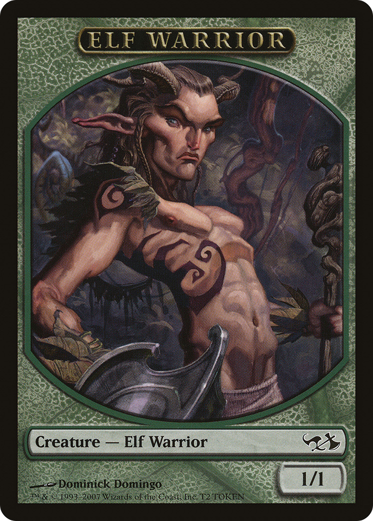 Elf Warrior Token (EVG-0T2) [Duel Decks: Elves vs. Goblins Tokens]