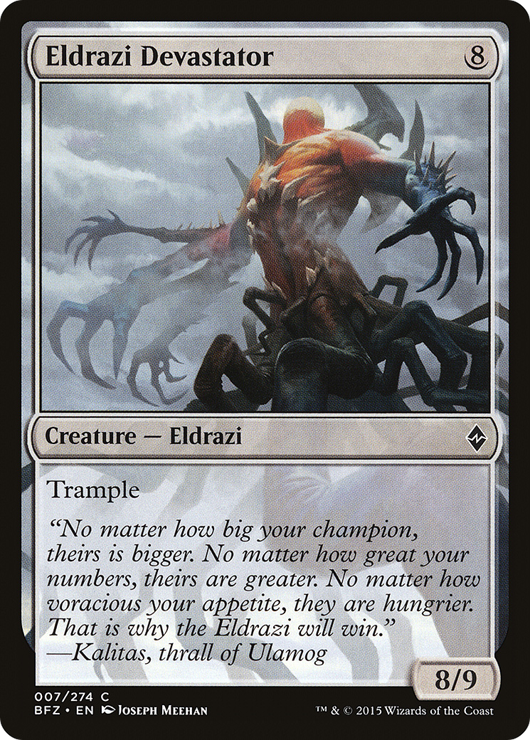 Eldrazi Devastator (BFZ-007) [Battle for Zendikar]