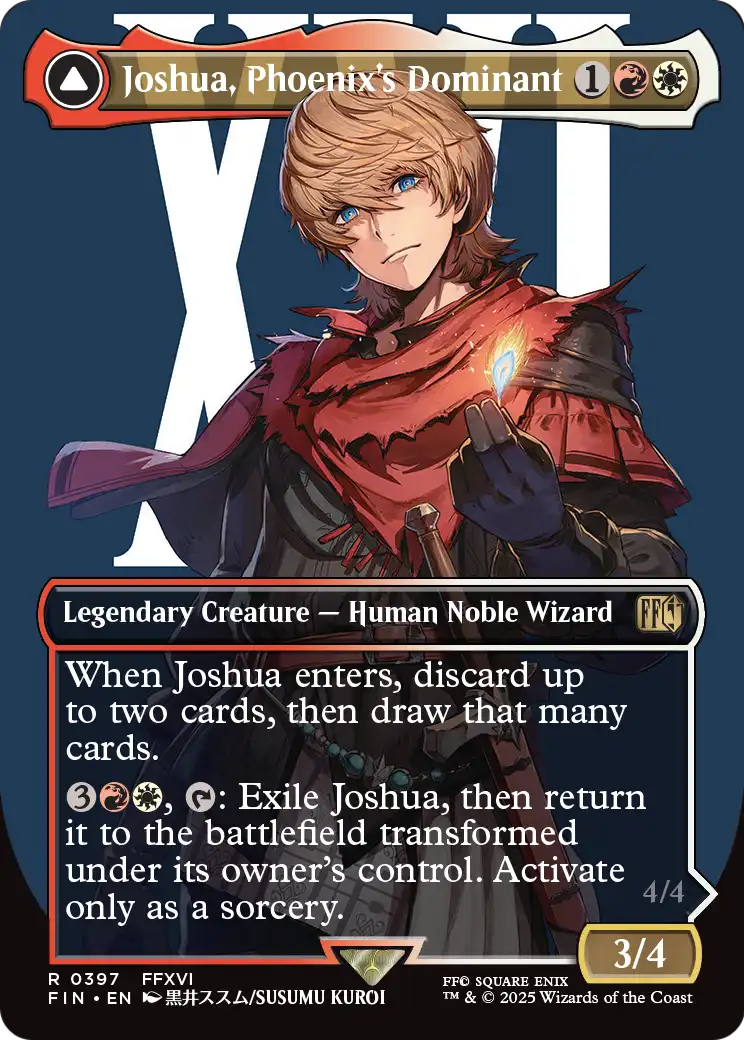 Joshua, Phoenix's Dominant (Borderless) (FIN-397) [FINAL FANTASY]