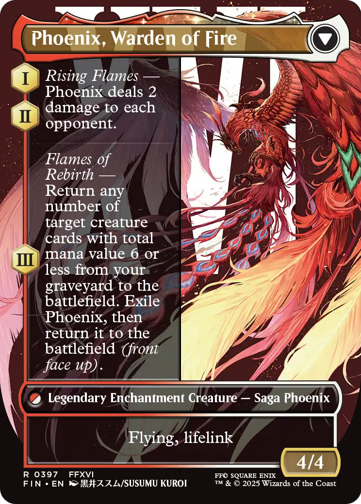 Joshua, Phoenix's Dominant (Borderless) (FIN-397) [FINAL FANTASY] Foil
