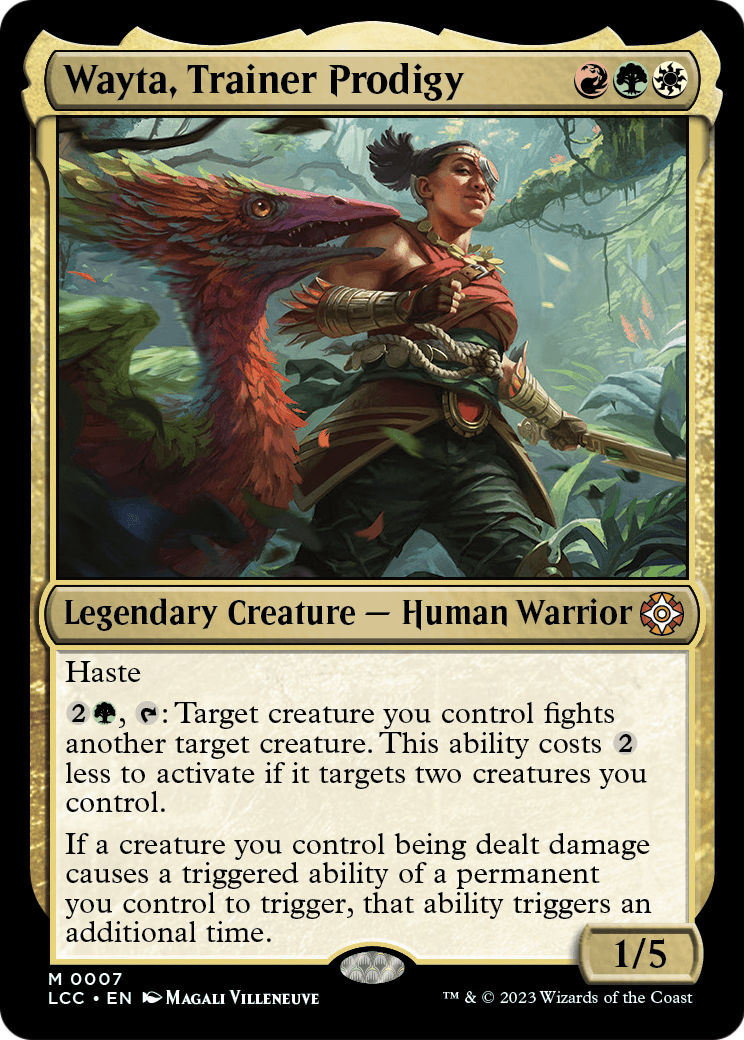 Wayta, Trainer Prodigy - Foil [Commander: The Lost Caverns of Ixalan]