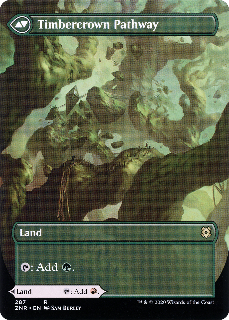 Cragcrown Pathway (Borderless) (ZNR-287) (Showcase) [Zendikar Rising]