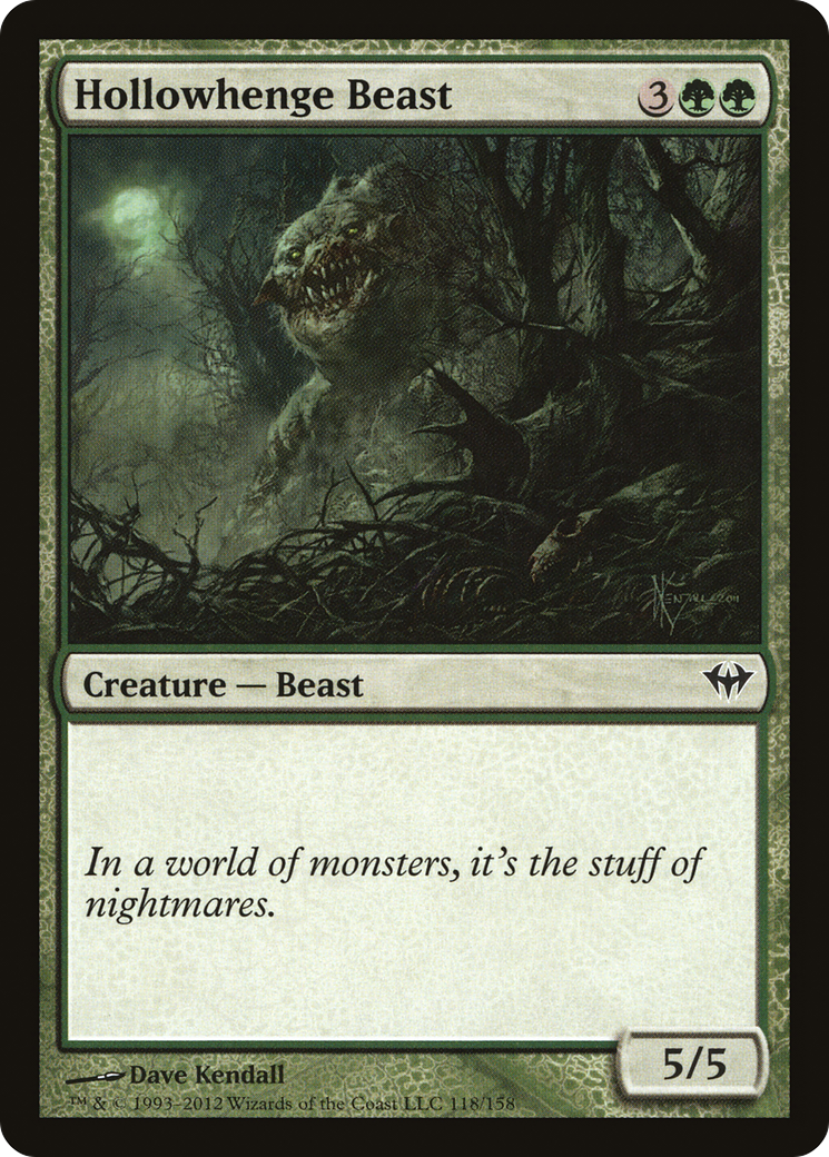 Hollowhenge Beast (DKA-118) [Dark Ascension]