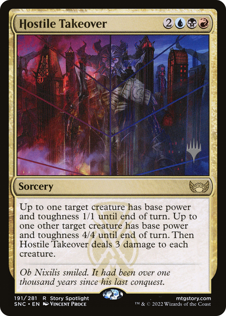 Hostile Takeover (PPSNC-191) [Promo Pack: Streets of New Capenna Promos] Foil