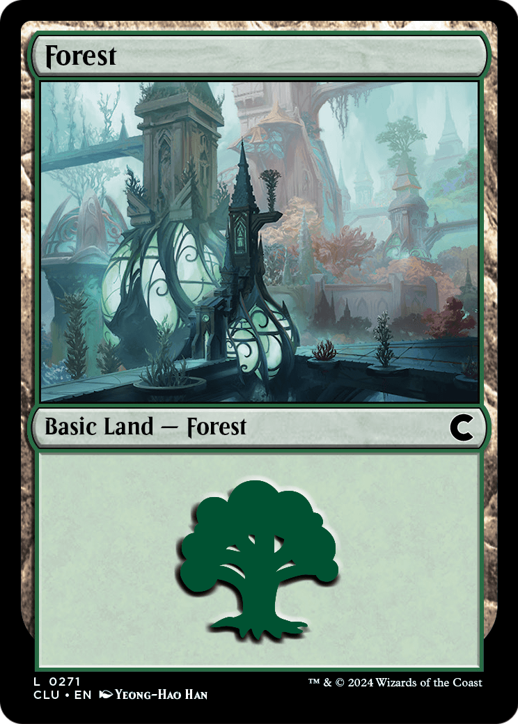 Forest (CLU-271) [Ravnica: Clue Edition]
