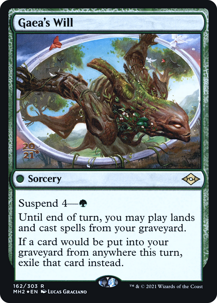 Gaea's Will (PRE-162) [Modern Horizons 2 Promos] Foil