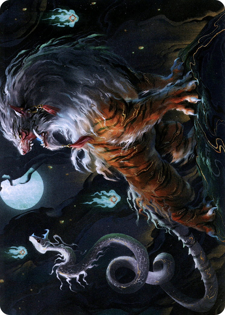 Gloomshrieker // Gloomshrieker (ANEO-028) (Borderless) [Neon Dynasty Art Series] Foil