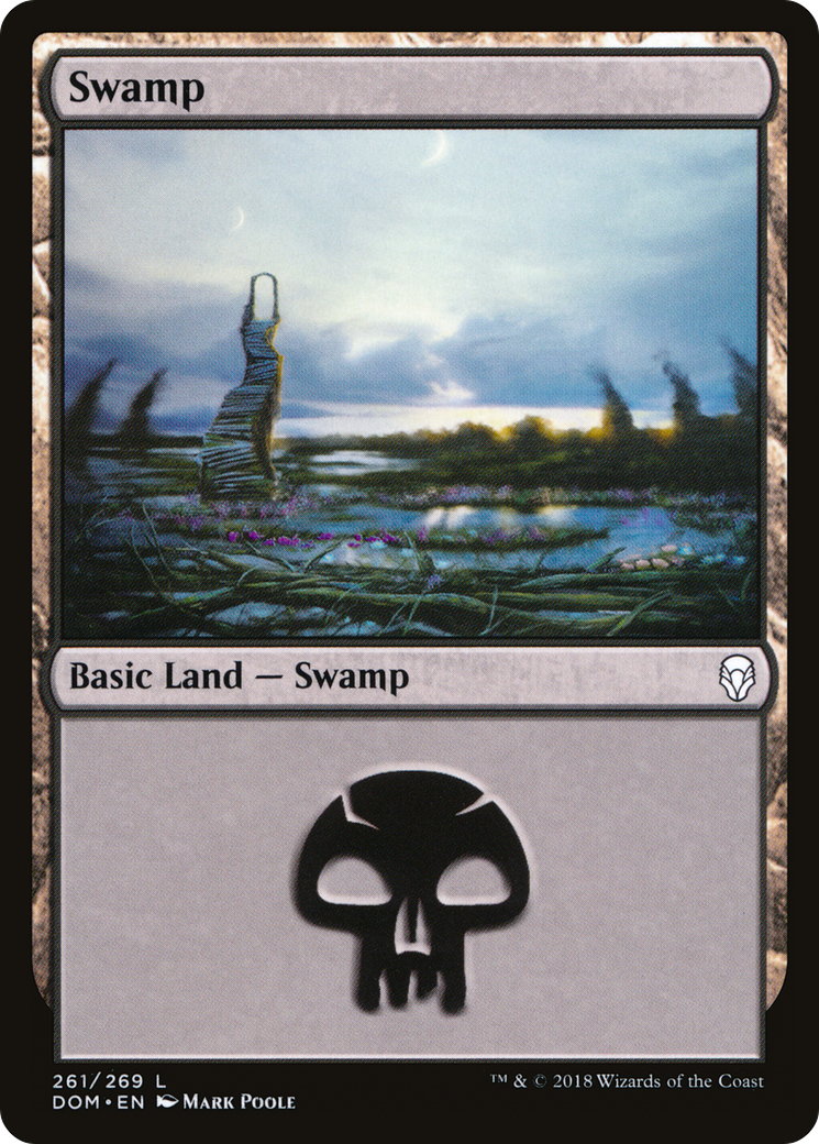 Swamp (DOM-261) [Dominaria]