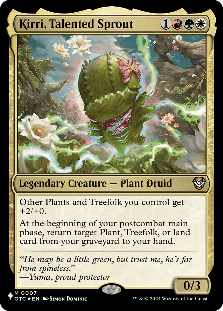 Kirri, Talented Sprout (LIST-007) [The List]