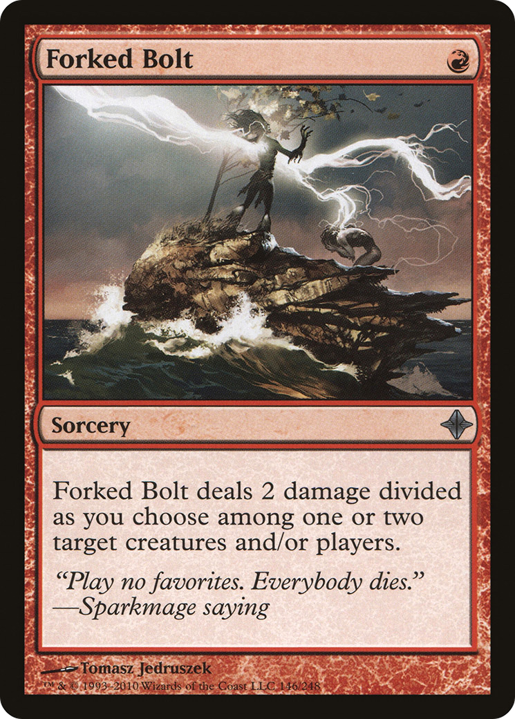 Forked Bolt (ROE-146) [Rise of the Eldrazi]