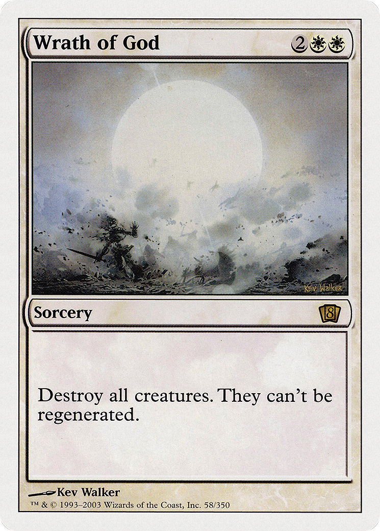 Wrath of God (8ED-058) [8th Edition] Foil