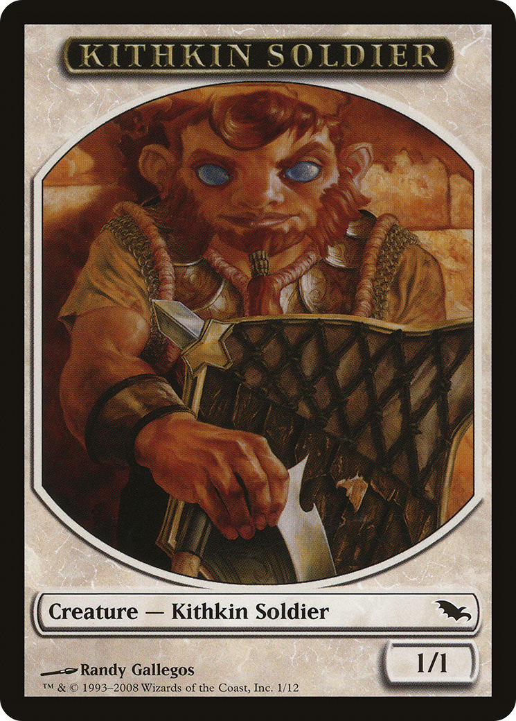 Kithkin Soldier Token (SHM-001) [Shadowmoor Tokens]