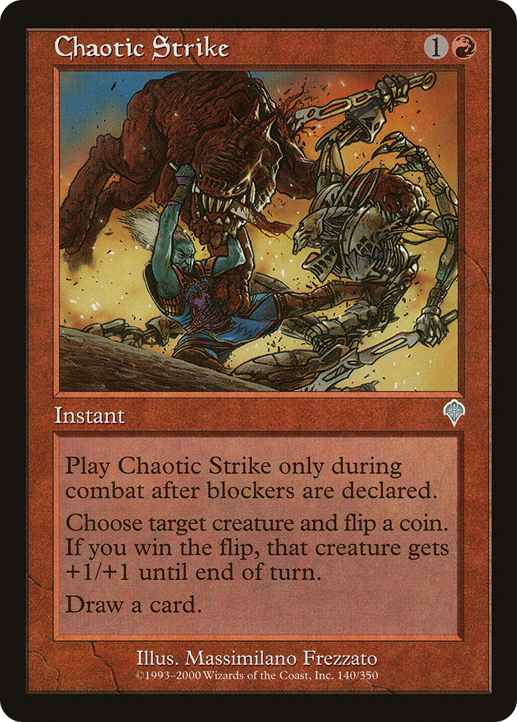 Chaotic Strike (INV-140) [Invasion] Foil
