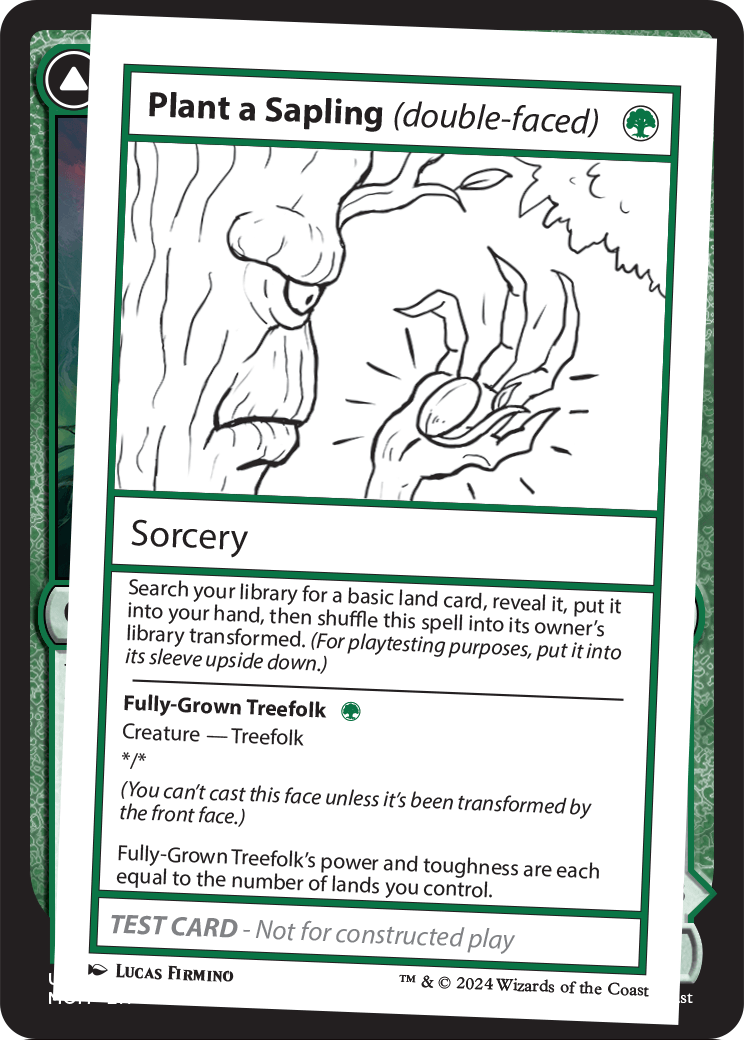 Plant a Sapling (double-faced) [Mystery Booster 2]