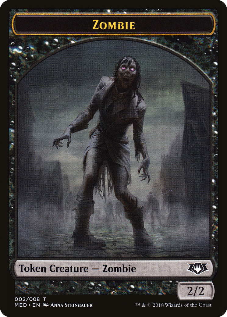 Zombie Token (MED-002) [Mythic Edition Tokens]