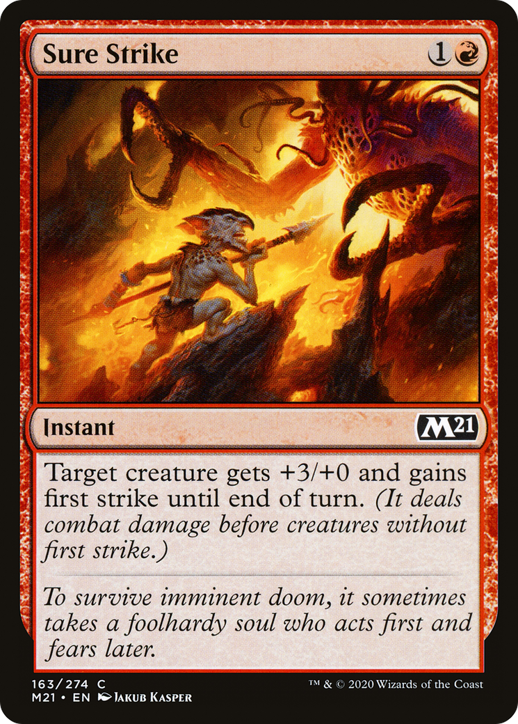 Sure Strike (M21-163) [Core Set 2021] Foil