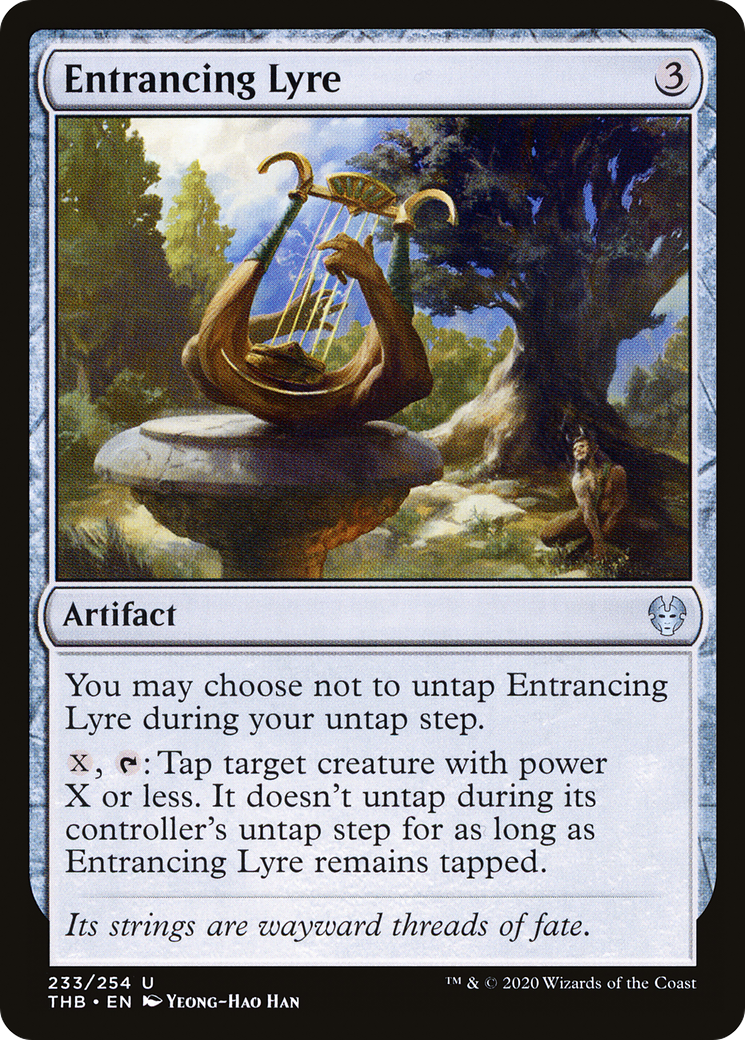 Entrancing Lyre (THB-233) [Theros Beyond Death] Foil