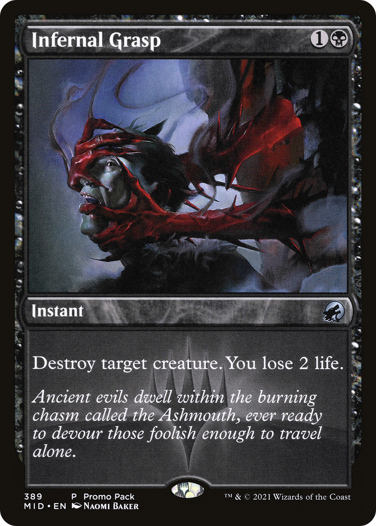 Infernal Grasp (PPMID-389) [Promo Pack: Innistrad: Midnight Hunt]