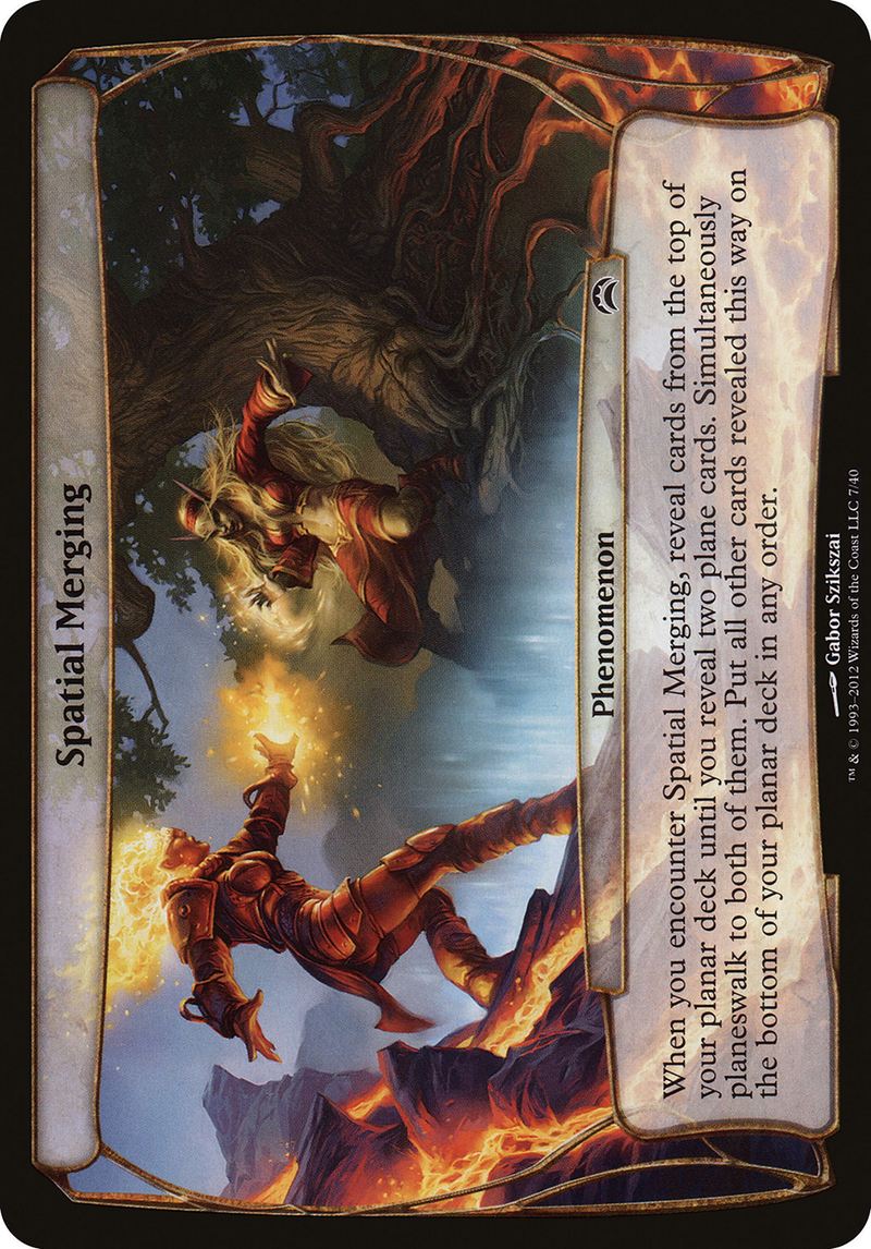 Spatial Merging (Planechase 2012) (OVER-007) [Planechase 2012 Planes]