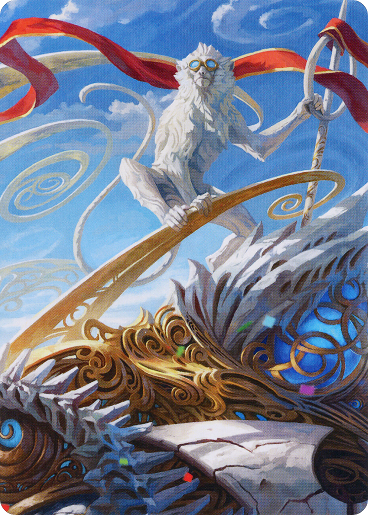 Ragavan, Nimble Pilferer // Ragavan, Nimble Pilferer (AMOM-074) (Borderless) [March of the Machine Art Series] Foil