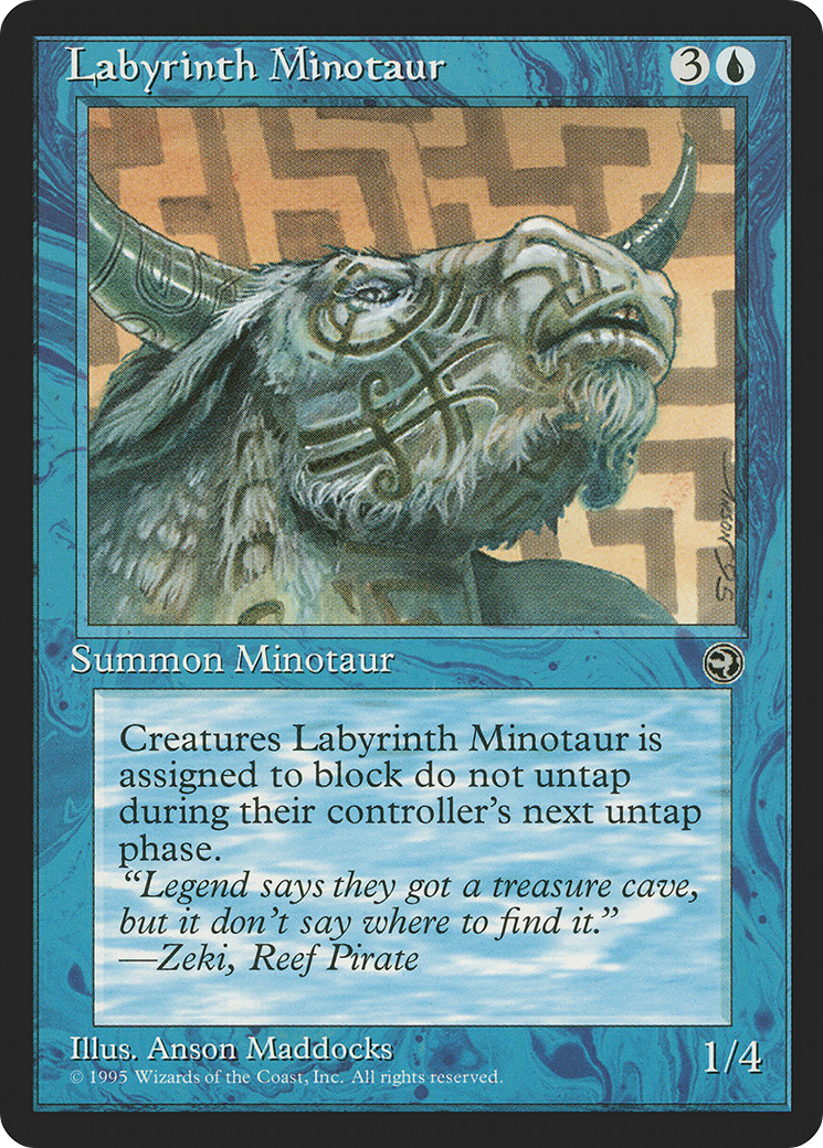 Labyrinth Minotaur (2) [Homelands]