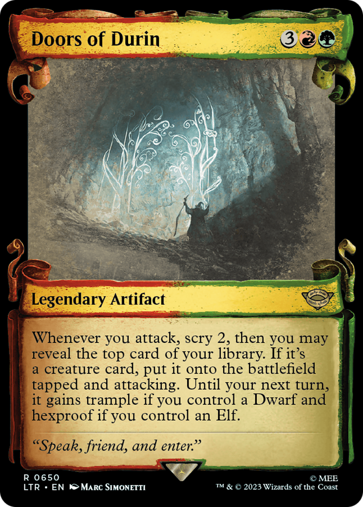 Doors of Durin (Showcase Scrolls) (LTR-650) [The Lord of the Rings: Tales of Middle-earth] Foil