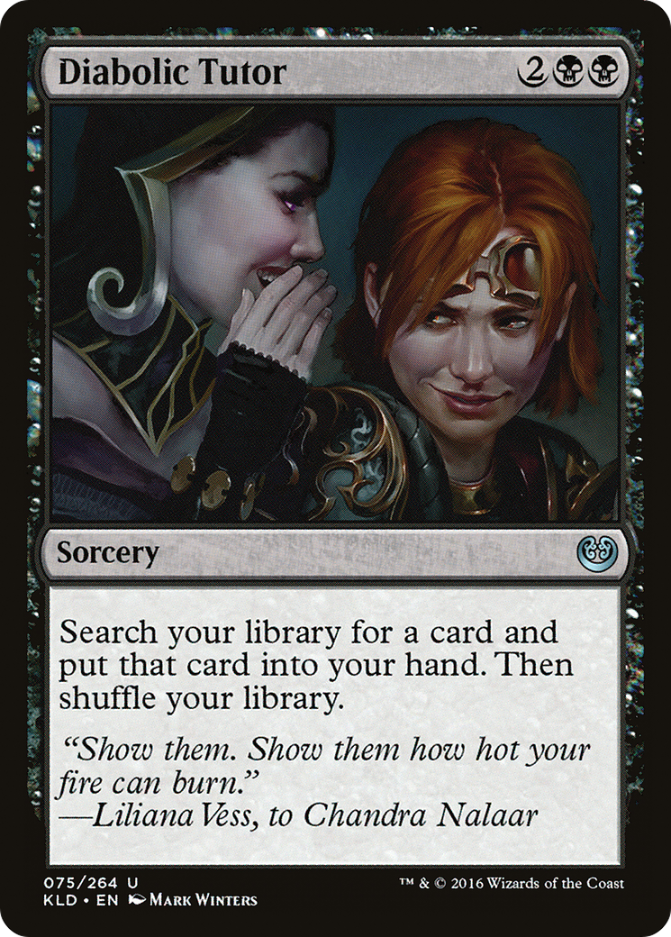 Diabolic Tutor (KLD-075) [Kaladesh]