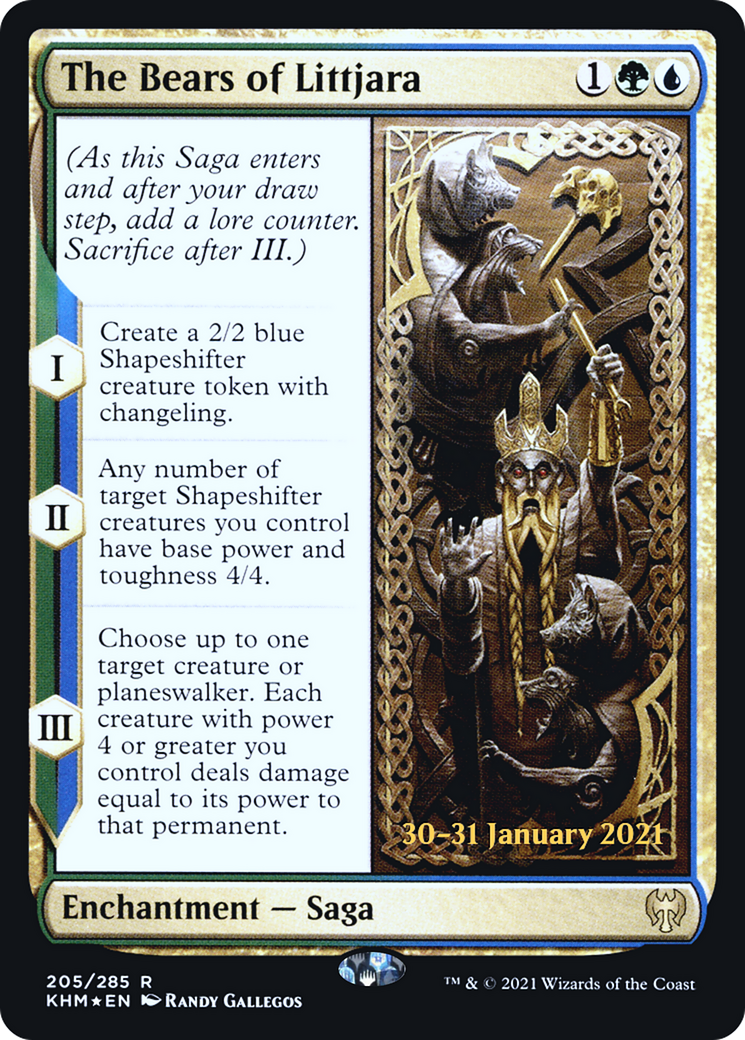 The Bears of Littjara (PRE-205) [Kaldheim Promos] Foil