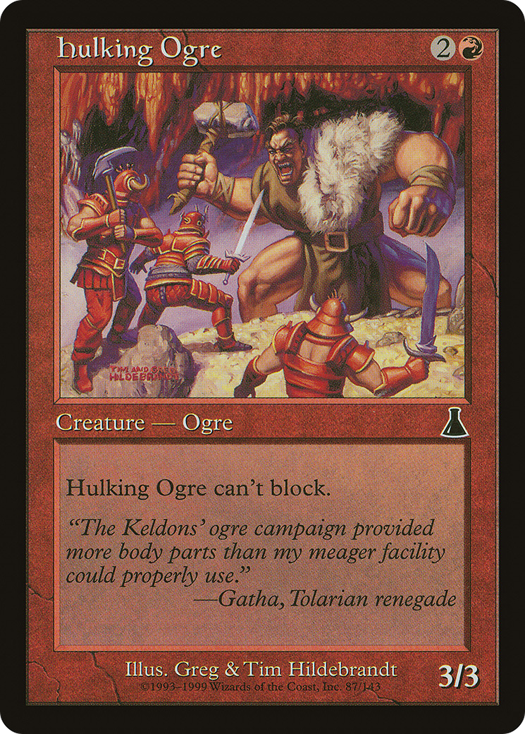 Hulking Ogre (UDS-087) [Urza's Destiny] Foil
