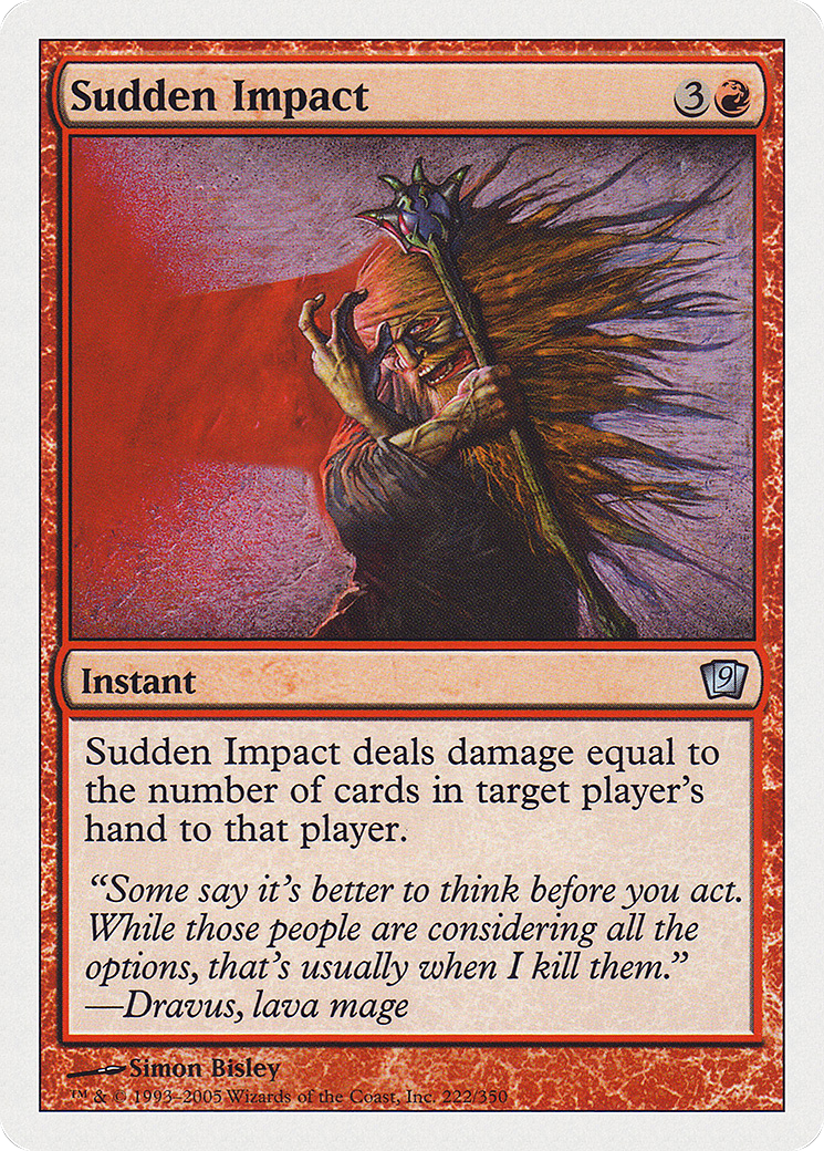 Sudden Impact (9ED-222) [9th Edition] Foil