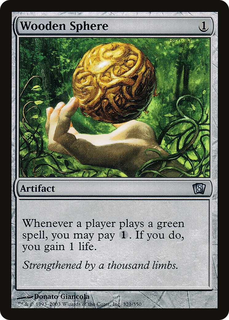 Wooden Sphere (8ED-321) [8th Edition]