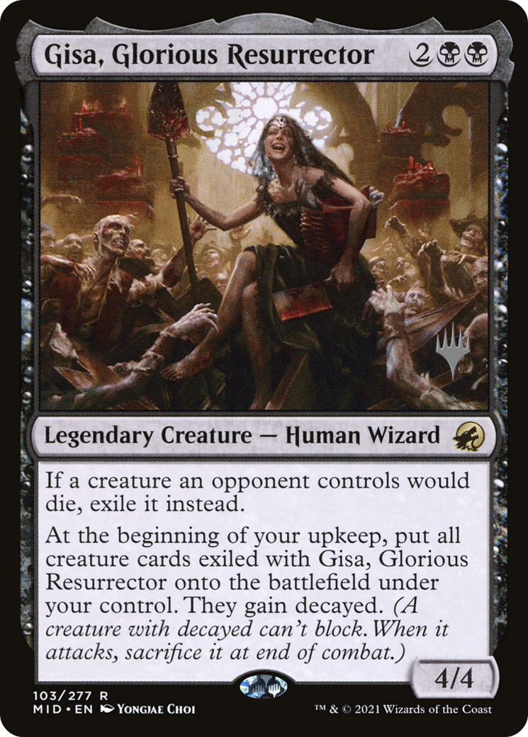 Gisa, Glorious Resurrector (PPMID-103) [Promo Pack: Innistrad: Midnight Hunt Promos]